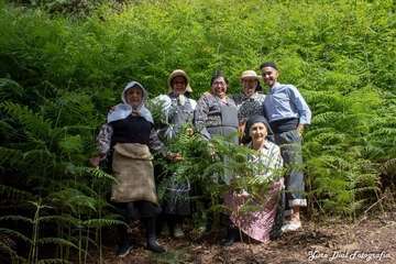Las lavanderas, motivo de El Roque Azucarero para felicitar por el Día de Canarias/Yure Dial Fotografía.
